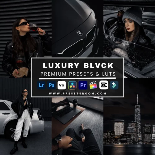 Blvck lightroom presets & luts collection