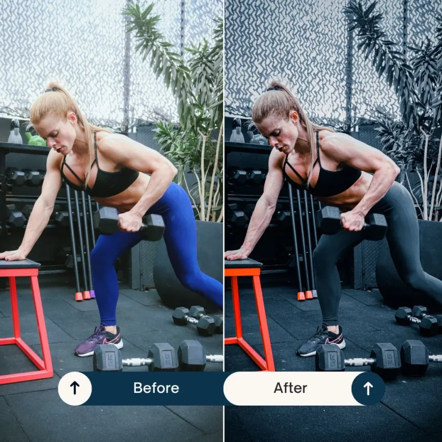 Fitness gym lightroom presets & luts Collection