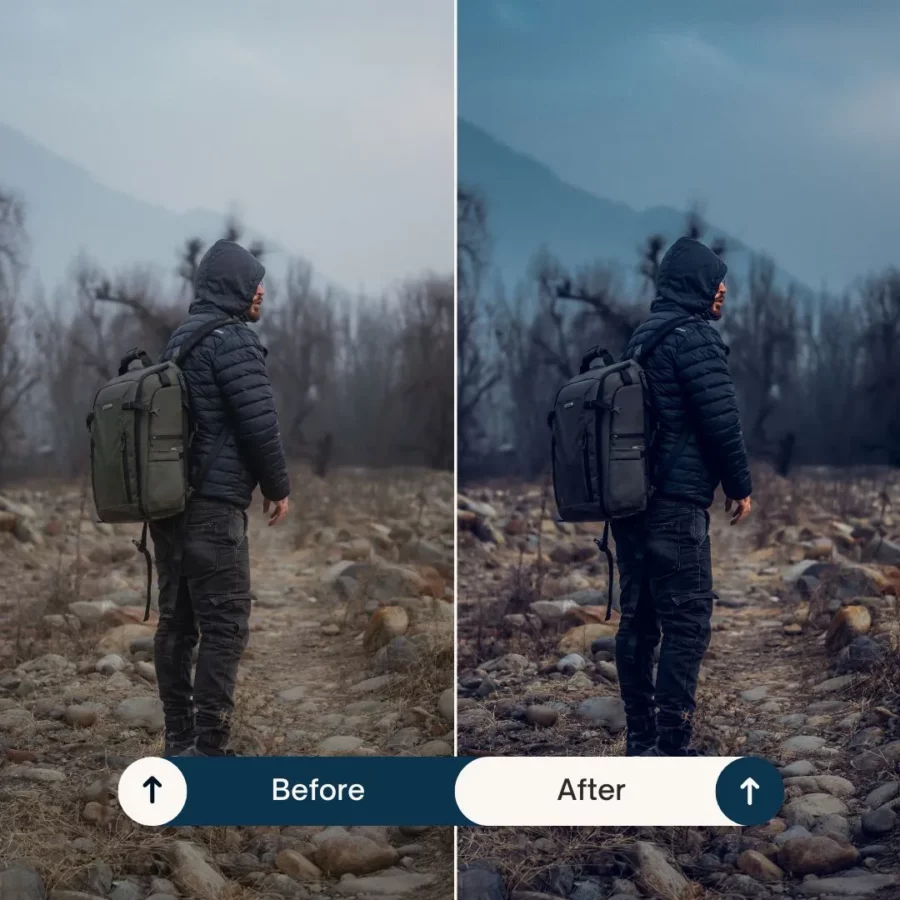 Dark Blue lightroom presets & luts collection