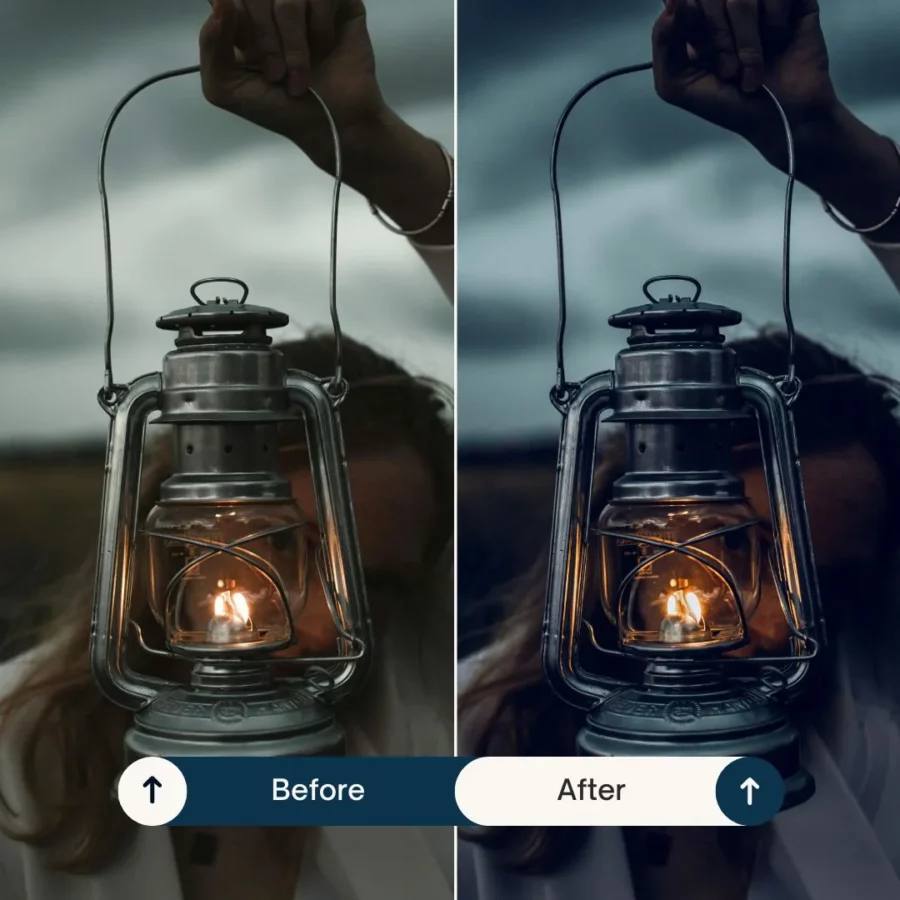 Dark Blue lightroom presets & luts collection