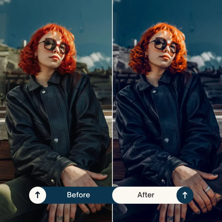 Dark Blue lightroom presets & luts collection