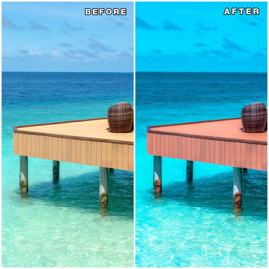 Maldives lightroom presets & luts collection