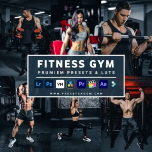 Fitness gym lightroom presets & luts Collection